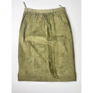 Emily Daniell 100% Genuine Leather Skirt Lined Sz… - image 1